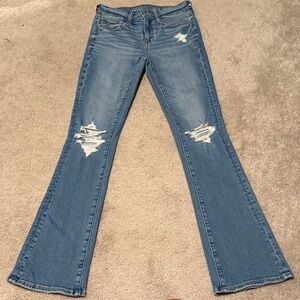 American Eagle Outfitters Light Blue Flare Jeans